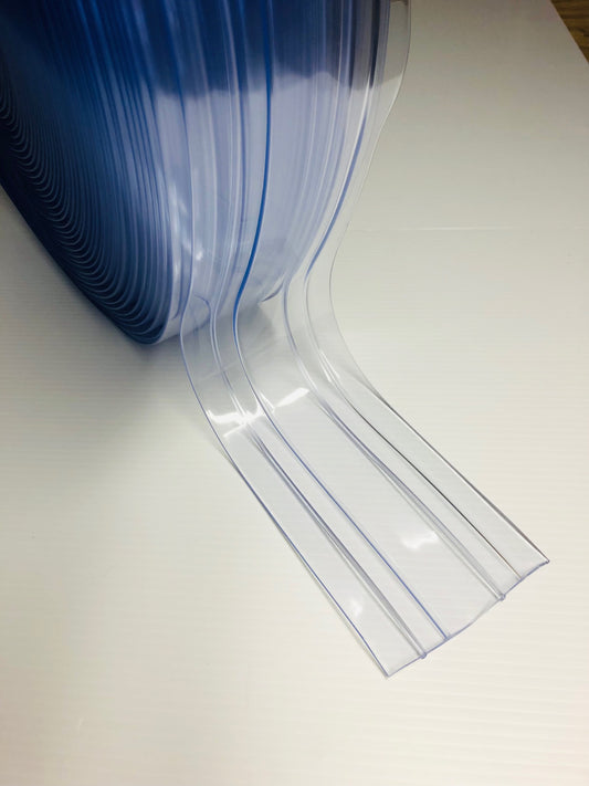 100mm RIBBED H/Duty PVC Strips - Cut to size.