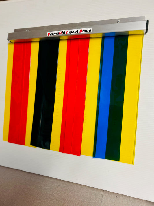 MULTI Colour Strip Door 860mmw x 2000mm long (New/Seconds Stock)