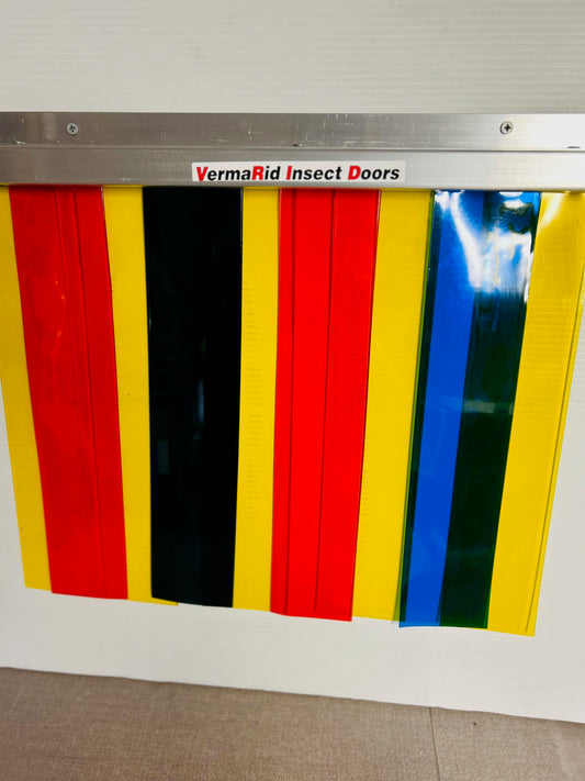 MULTI Colour Strip Door 860mmw x 2000mm long (New/Seconds Stock)