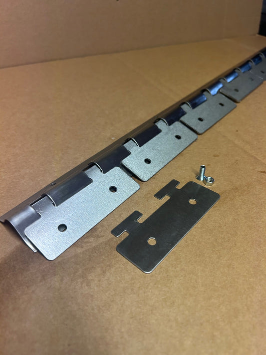 Budget S/Steel Head Rail Top Beam for DIY Strip Doors -1000mm