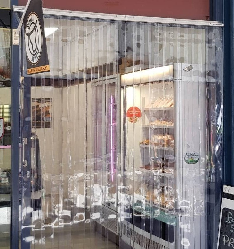 1000mm x 2150mm Strip Door all uses 150mm PVC